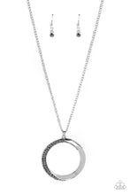 Load image into Gallery viewer, Encrusted Elegance - Silver Necklace
