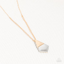 Load image into Gallery viewer, Posh Pyramid - Gold (Triangle) Necklace
