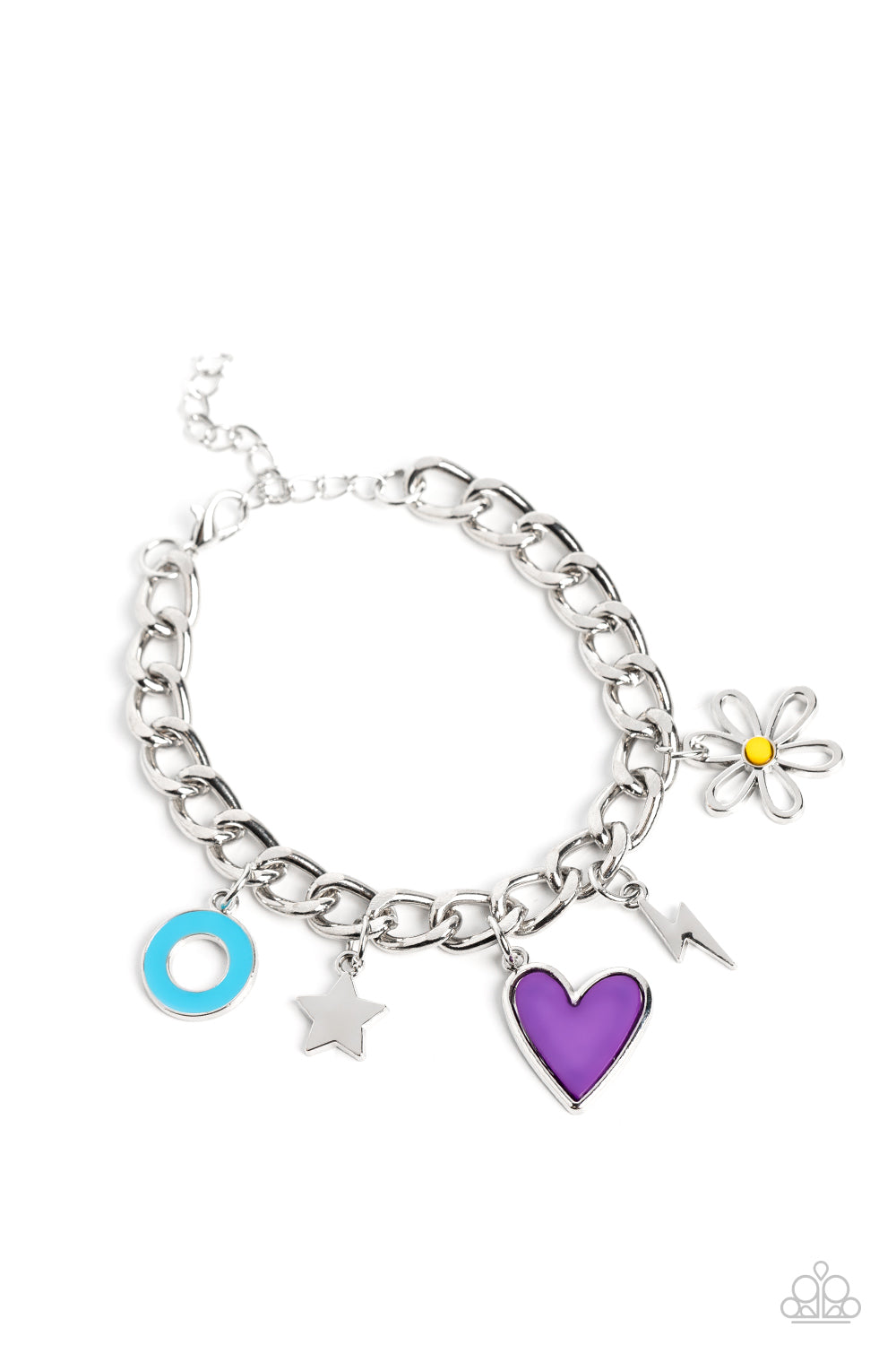 Turn Up the Charm - Purple (Charm) Bracelet