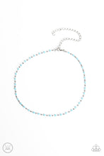 Load image into Gallery viewer, Neon Lights - Blue (Choker) Necklace
