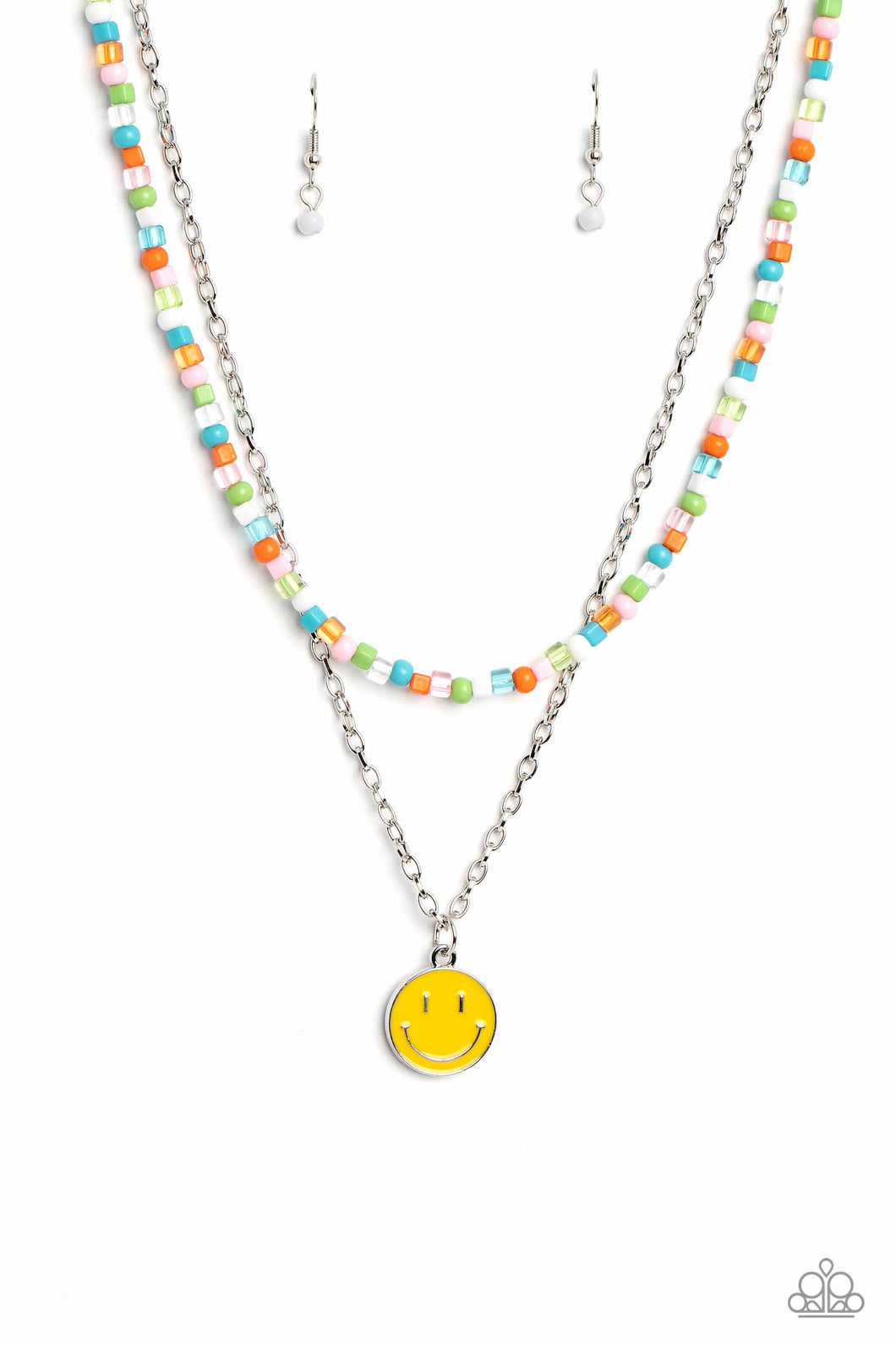 High School Reunion - Multi (Smiley Face Pendant) Necklace