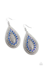 Load image into Gallery viewer, Spirited Socialite - Blue (Rhinestone) Earring
