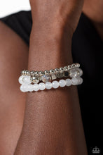 Load image into Gallery viewer, CUBE Your Enthusiasm - White (Beads) Bracelet
