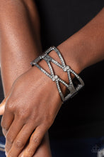 Load image into Gallery viewer, Entrancing Etiquette - Black (Gunmetal) Bracelet
