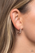 Load image into Gallery viewer, Bubbling Beauty - Rose Gold Hoop Earring
