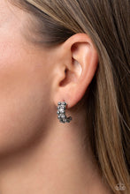 Load image into Gallery viewer, Bubbling Beauty - Silver Hoop Earring
