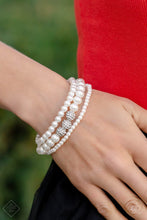 Load image into Gallery viewer, Showy Soprano - White (Pearl) Bracelet (FFA-1222)
