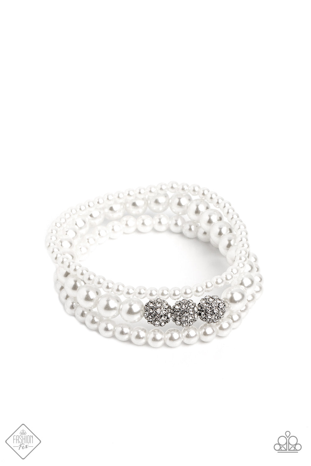 Showy Soprano - White (Pearl) Bracelet (FFA-1222)