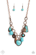 Load image into Gallery viewer, Countryside Collection - Copper (Turquoise) Necklace (SSF-0223)
