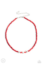 Load image into Gallery viewer, I Can SEED Clearly Now - Red (choker See Bead) Necklace
