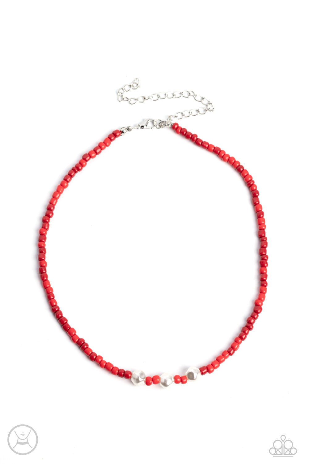 I Can SEED Clearly Now - Red (choker See Bead) Necklace