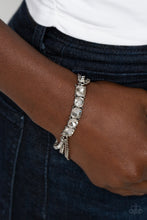 Load image into Gallery viewer, Tyrant Treasure - White (Rhinestone) Bracelet
