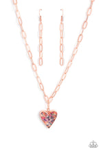 Load image into Gallery viewer, Kiss and SHELL - Copper Necklace
