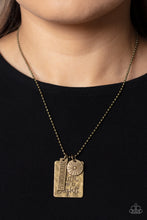 Load image into Gallery viewer, Sunshine Sight - Brass Necklace
