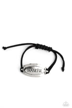 Load image into Gallery viewer, Thankful Tidings - Black Bracelet
