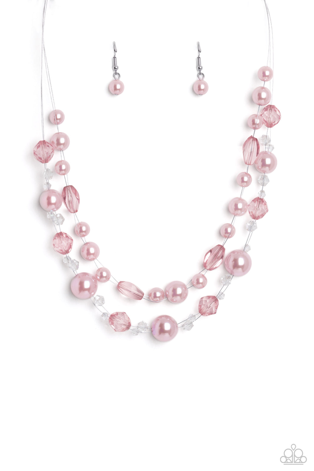 Parisian Pearls - Pink (Beads) Necklace