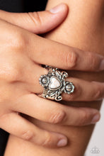 Load image into Gallery viewer, Trailblazing Tribute - White (Marble Stone) Ring
