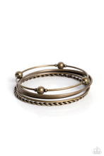 Load image into Gallery viewer, Lost and Found - Brass (Bangle) Bracelet
