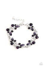 Load image into Gallery viewer, Poolside Perfection - Purple (White and Amethyst) Bracelet
