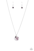 Load image into Gallery viewer, Dandelion Delights - Purple Necklace
