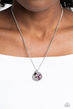 Load image into Gallery viewer, Dandelion Delights - Purple Necklace
