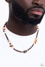 Load image into Gallery viewer, Stony Survivor - Brown Urban Necklace
