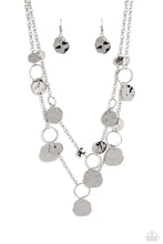 Load image into Gallery viewer, Hammered Horizons - Silver Necklace
