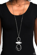 Load image into Gallery viewer, Oblong Obligato - Silver Necklace
