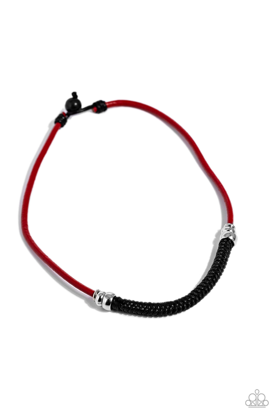 Corded Chivalry - Red Necklace