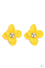 Load image into Gallery viewer, Jovial Jasmine - Yellow Earring
