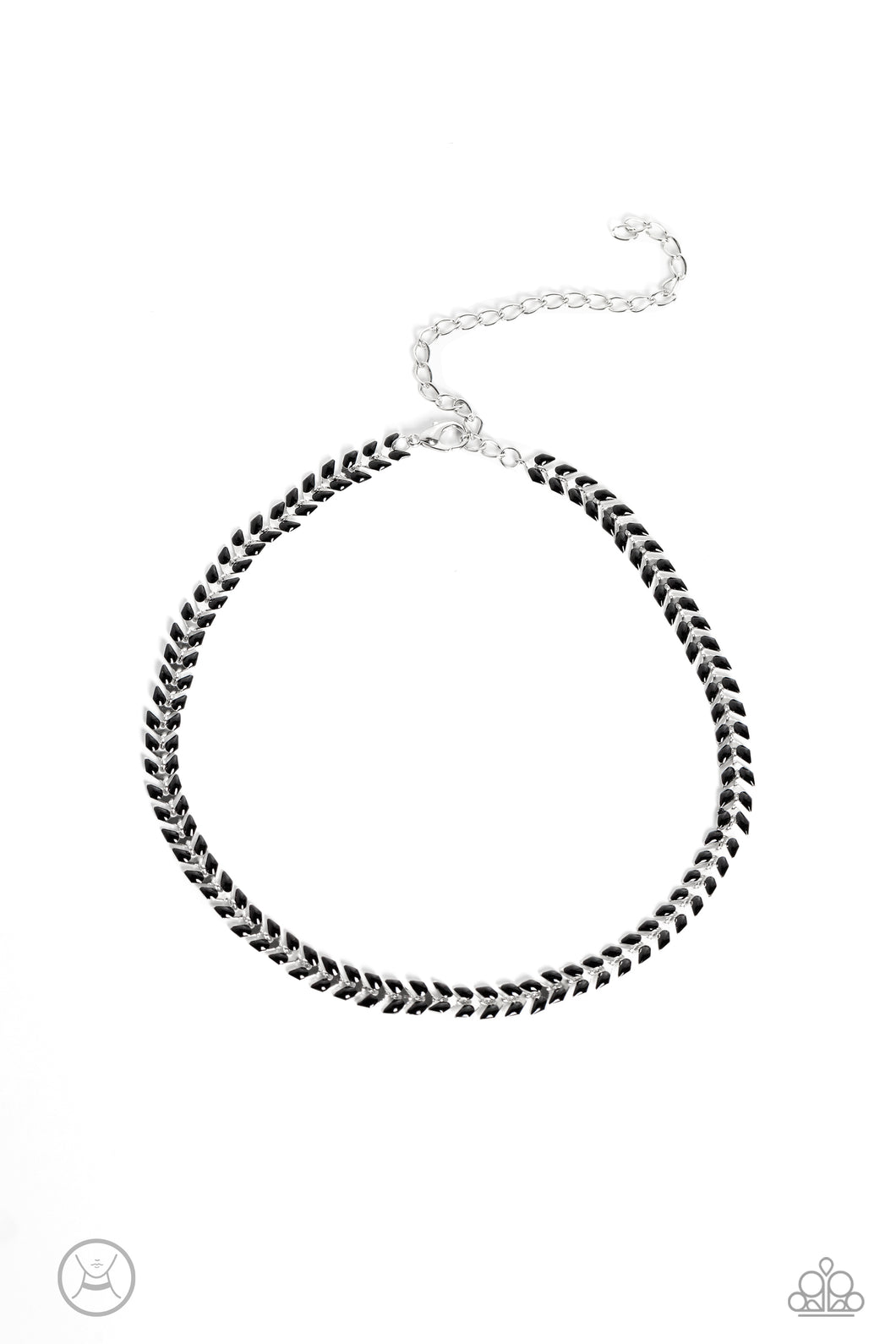 Grecian Grace - Black (Bead Choker) Necklace