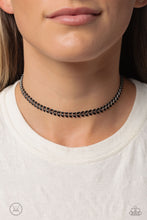 Load image into Gallery viewer, Grecian Grace - Black (Bead Choker) Necklace
