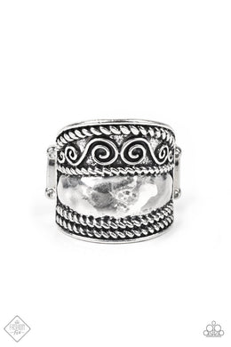 Texture Tantrum - Silver Ring SSF-1220 freeshipping - JewLz4u Gemstone Gallery