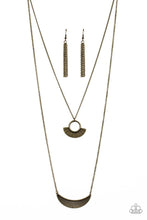 Load image into Gallery viewer, Tribal Trek Brass Necklace freeshipping - JewLz4u Gemstone Gallery
