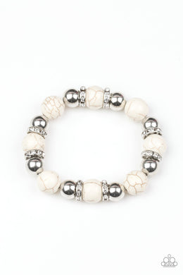 Ruling Class Radiance White Bracelet freeshipping - JewLz4u Gemstone Gallery