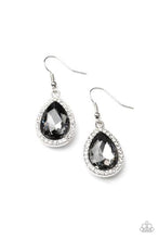 Load image into Gallery viewer, Dripping With Drama - Silver (Smoky Gem) Earring freeshipping - JewLz4u Gemstone Gallery
