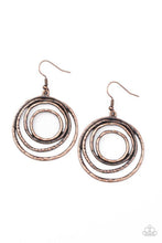 Load image into Gallery viewer, Spiraling Out of Control - Copper Earring freeshipping - JewLz4u Gemstone Gallery
