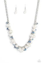 Load image into Gallery viewer, Glinting Goddess - Blue (Crystal-Like Bead) Necklace
