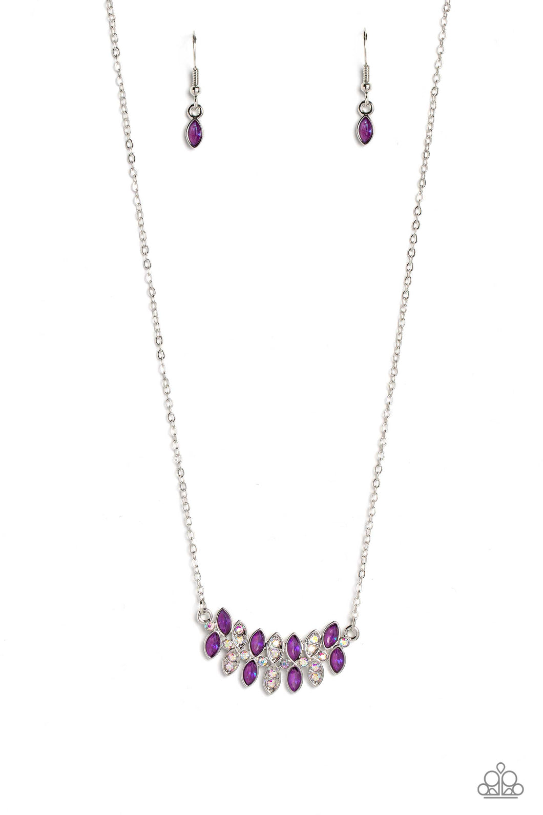 Lustrous Laurels - Purple (Amethyst) Necklace