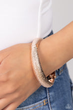 Load image into Gallery viewer, Rippling Reunion - Rose Gold Bracelet
