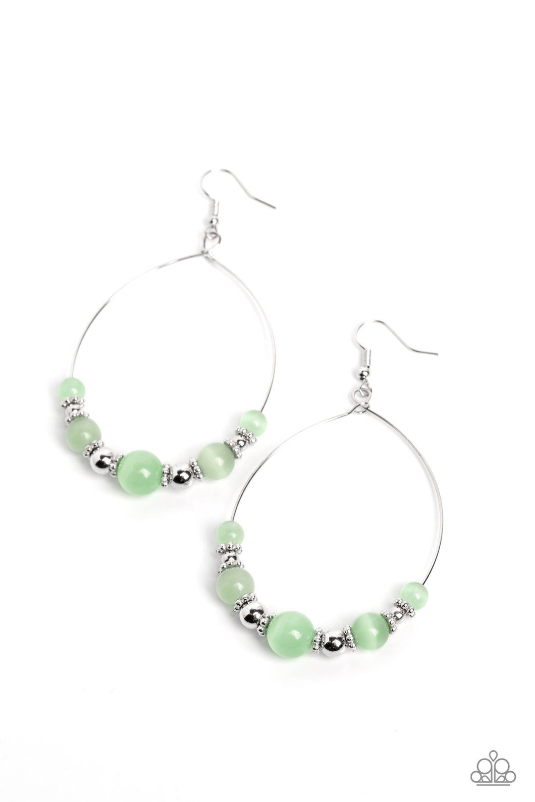 Cat's Eye Charisma - Green Earring