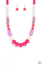 Load image into Gallery viewer, A SHEEN Slate - Pink Necklace
