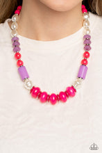 Load image into Gallery viewer, A SHEEN Slate - Pink Necklace
