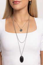 Load image into Gallery viewer, Perennial Phenomena - Black (Stone) Necklace
