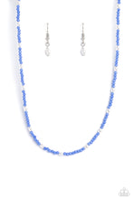 Load image into Gallery viewer, Beaded Blitz - Blue (Seed Bead) Necklace
