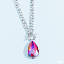 Load image into Gallery viewer, Edgy Exaggeration - Pink (UV Shimmery) Necklace (LOP-0523)
