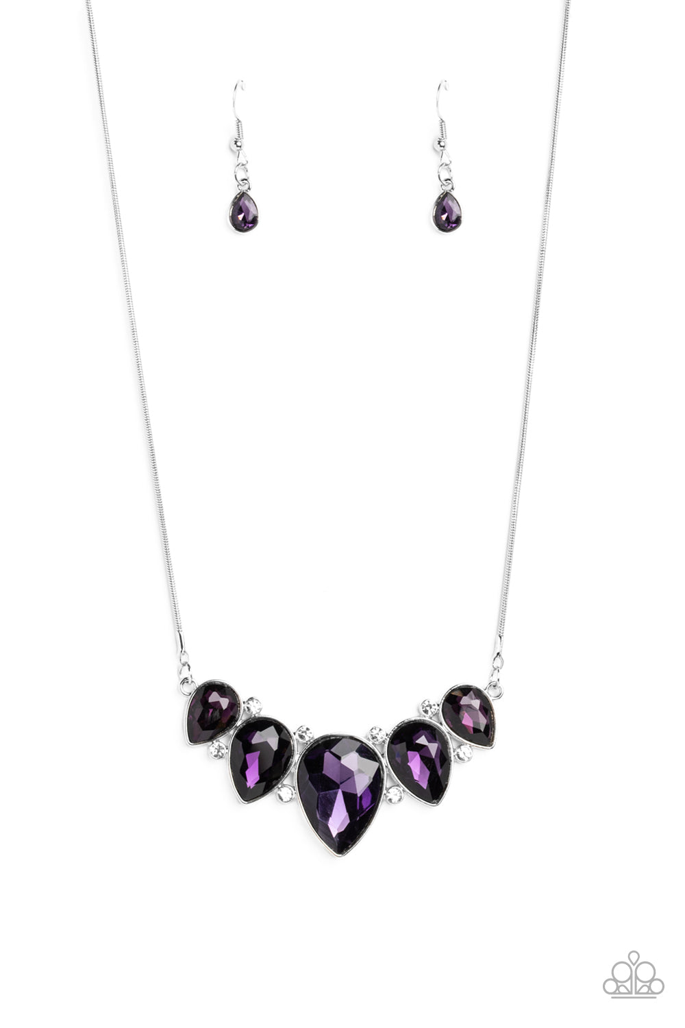 Regally Refined - Purple Necklace