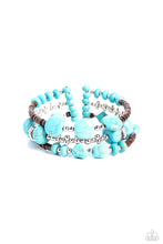 Load image into Gallery viewer, Operation Outdoors - Blue (Turquoise Stone) Bracelet
