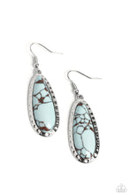 Load image into Gallery viewer, TEARDROP-Dead Dynasty - Blue (Teardrop Stone) Earring
