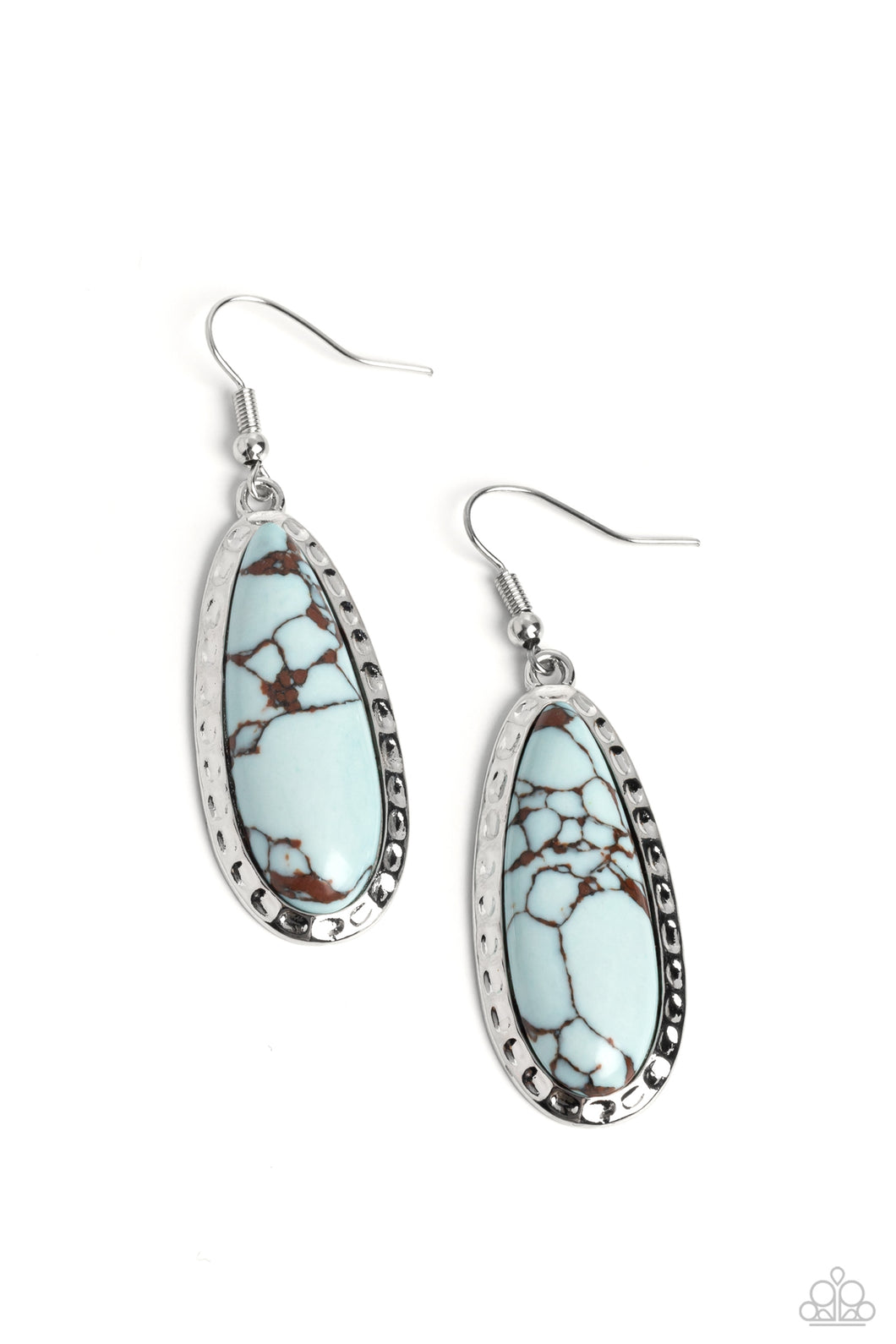 TEARDROP-Dead Dynasty - Blue (Teardrop Stone) Earring